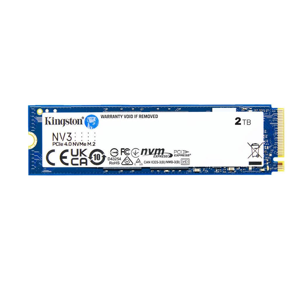 Kingston Kingston NV3 2TB M.2 NVMe PCIe 4.0 SSD/Solid State Drive - 2TB NVMe