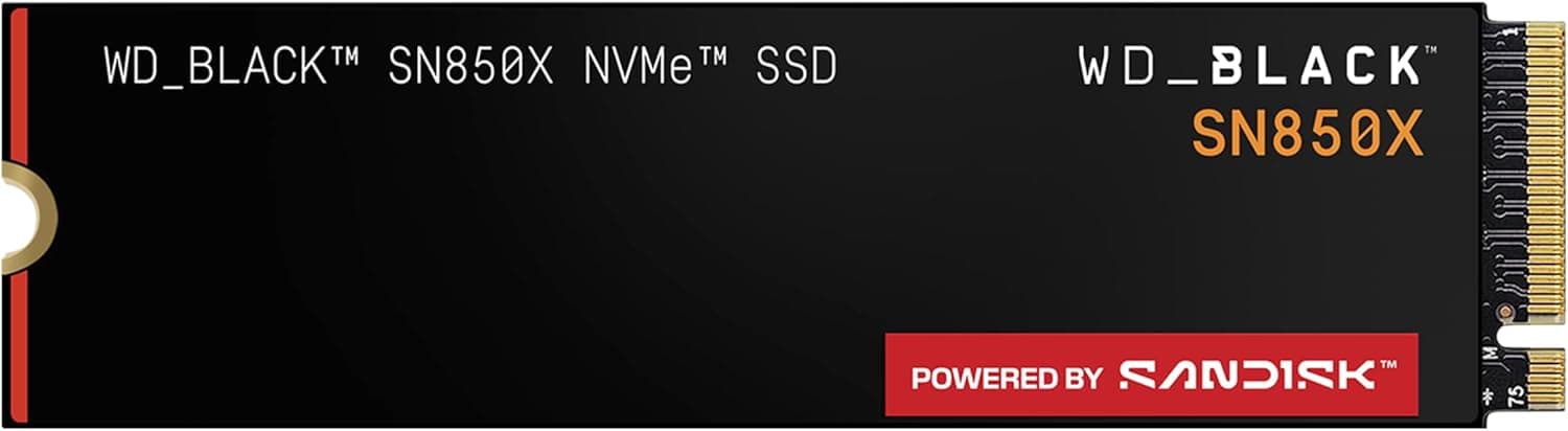 WD WD_BLACK SN850X 1TB - 1TB NVMe